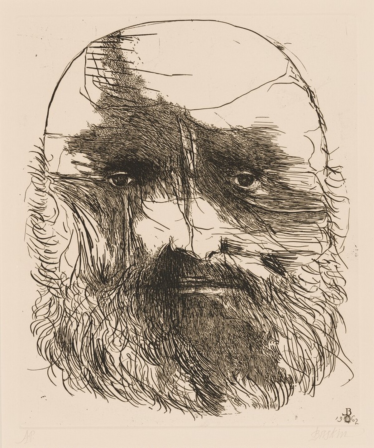 Rodolphe Bresdin, French, 1825-1885 by Leonard Baskin