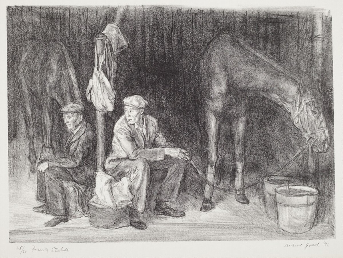 Racing Stable by Albert Gold