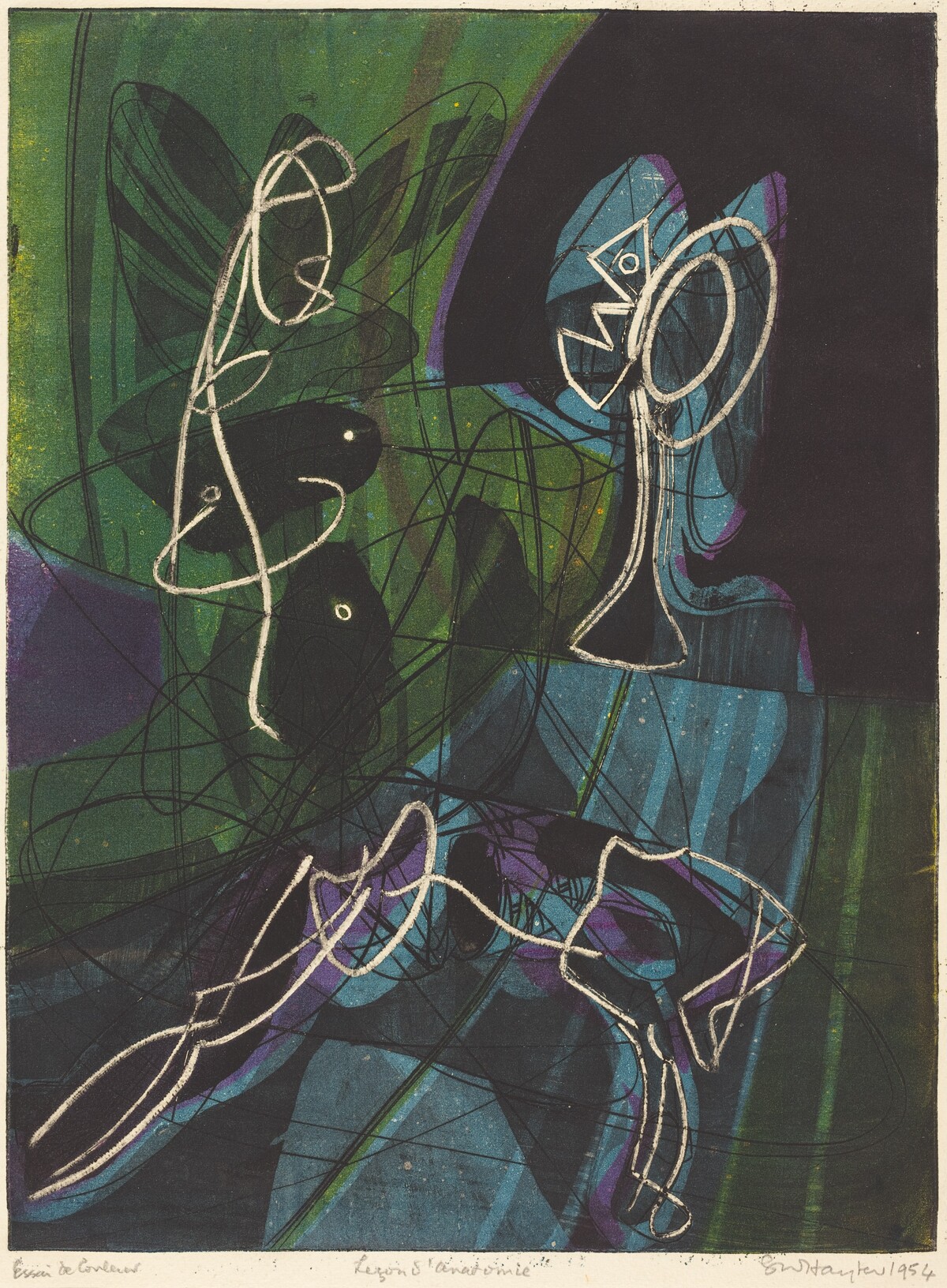 La leçon d'anatomie (The Anatomy Lesson) by Stanley William Hayter