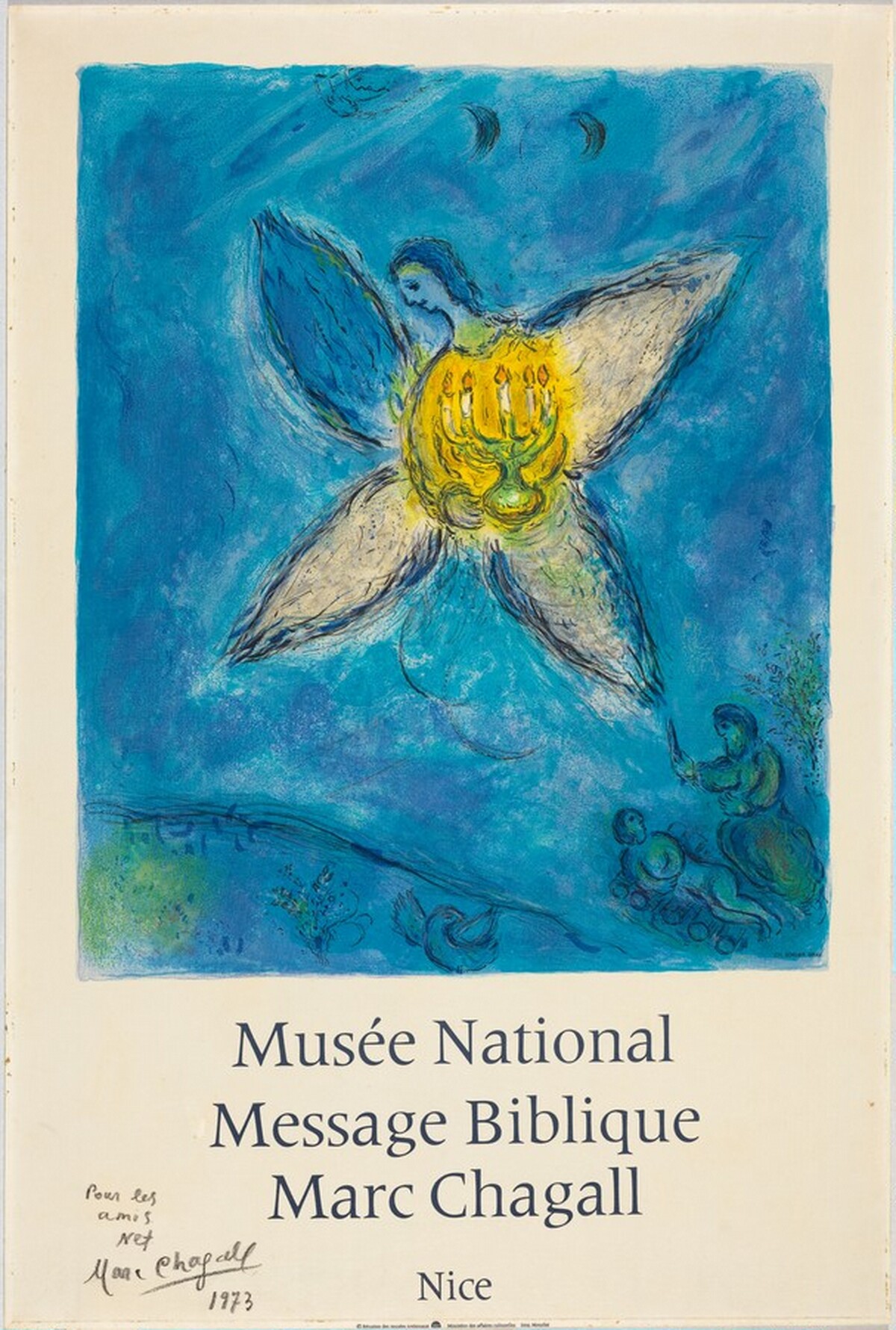 The Angel in the Chandelier by Charles Sorlier after Marc Chagall