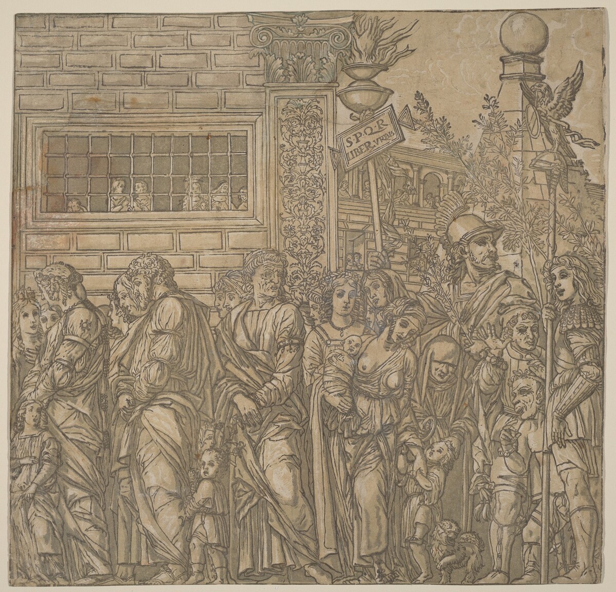 The Triumph of Julius Caesar by Andrea Andreani after Andrea Mantegna