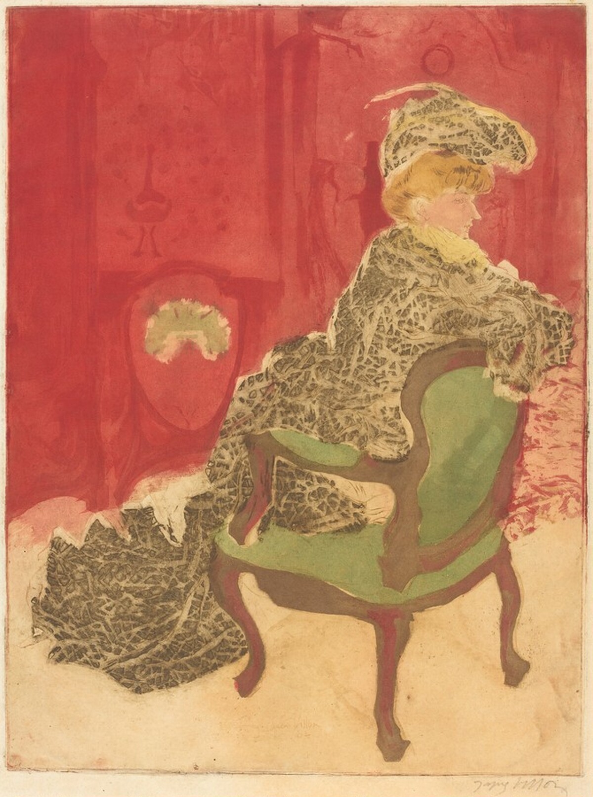 La Parisienne (13) by Jacques Villon