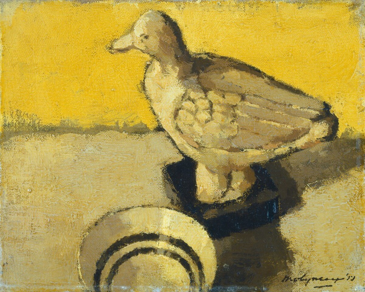 Chinese Statue of a Bird by Captain Edward H. Molyneux