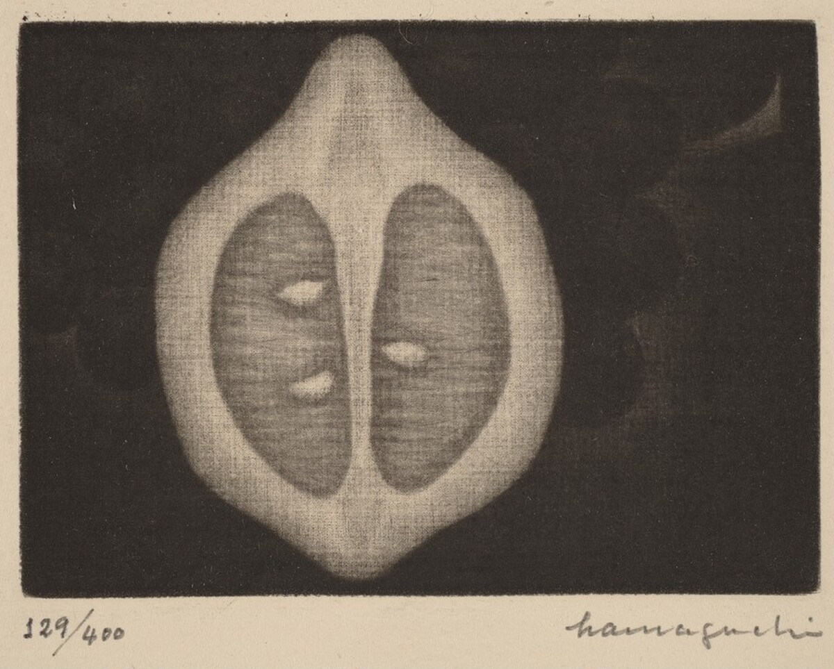 Lemon and Grapes by Yōzō Hamaguchi