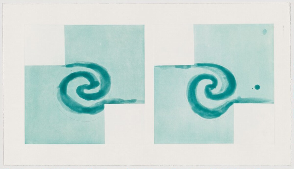 Undertow [working proof 2] by Mary Heilmann