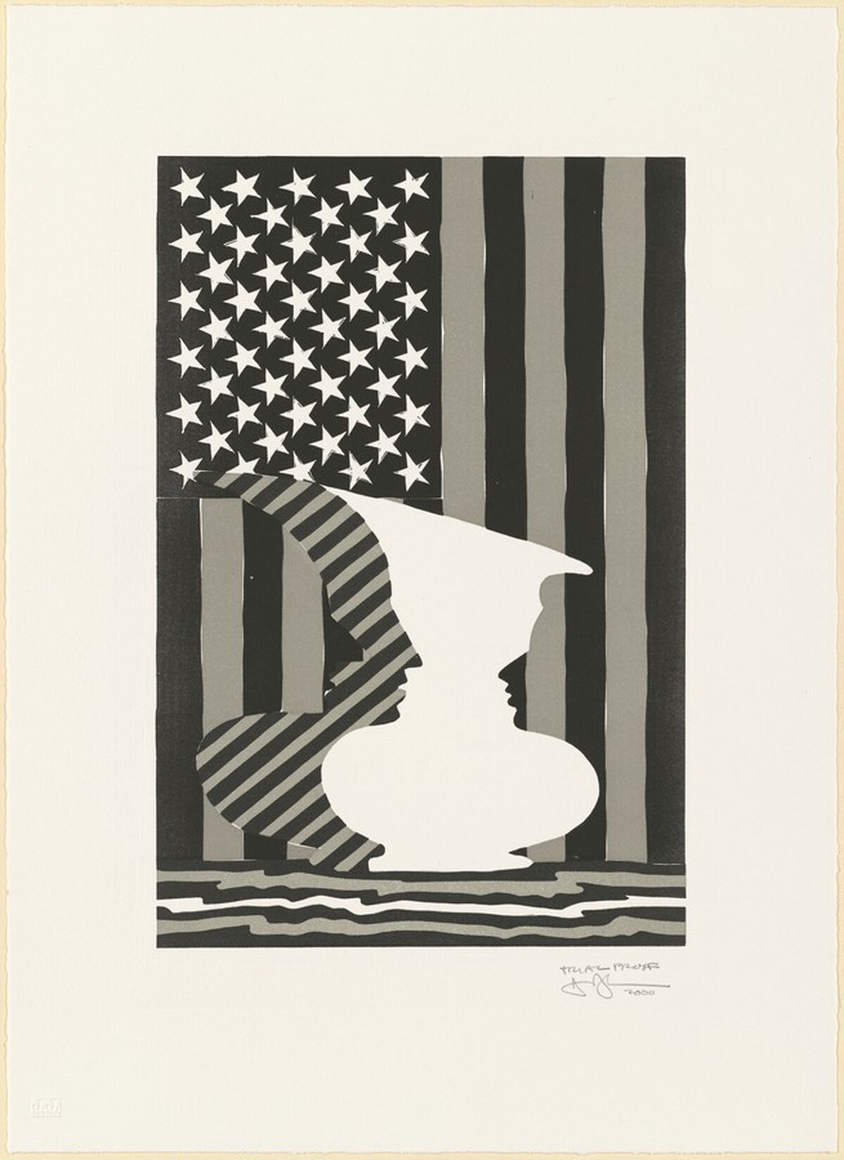 Untitled [trial proof] by Jasper Johns