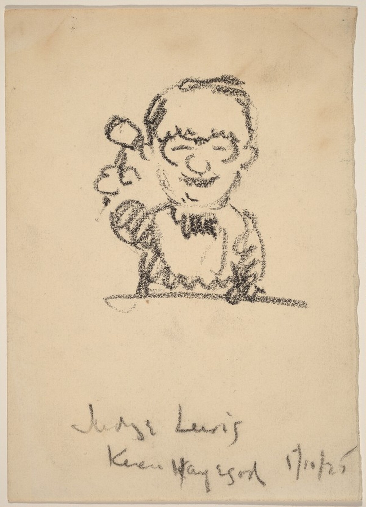 Judge Lewis (front view) by Alfred Bendiner