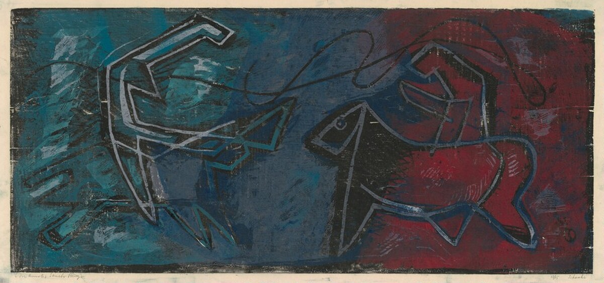 Don Quixote and Sancho Panza by Louis Schanker