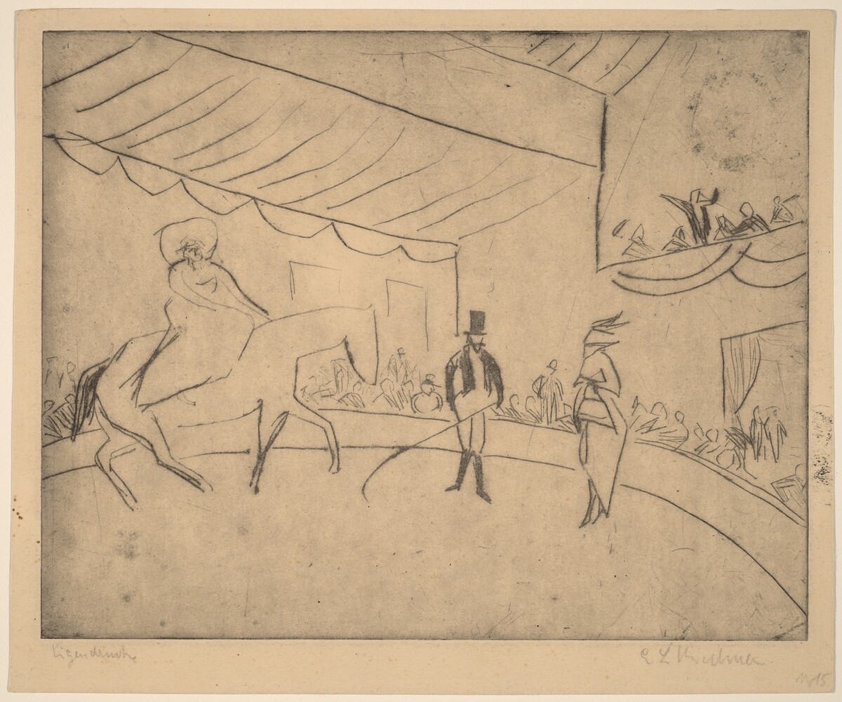 Hippodrome by Ernst Ludwig Kirchner