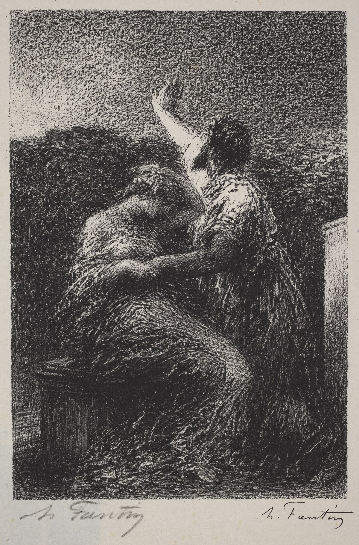 Le Mage Balthazar et Fatime by Henri Fantin-Latour