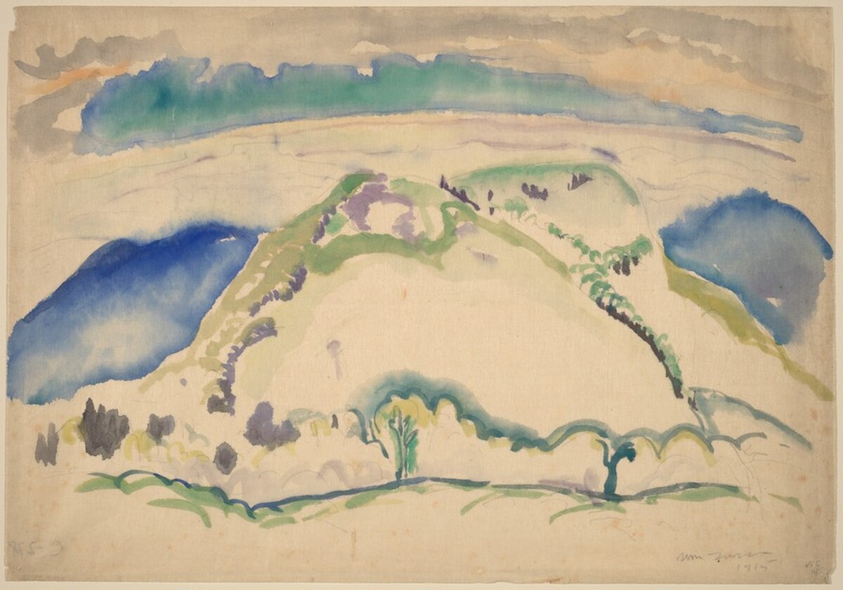 View of Distant Hills by William Zorach