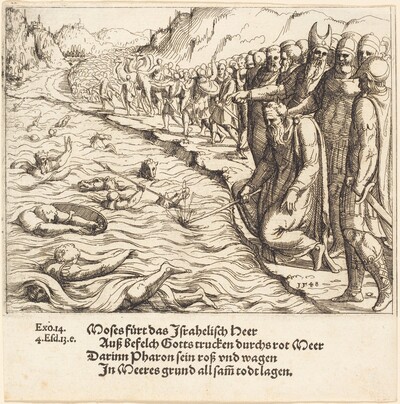 Moses Closing the Red Sea