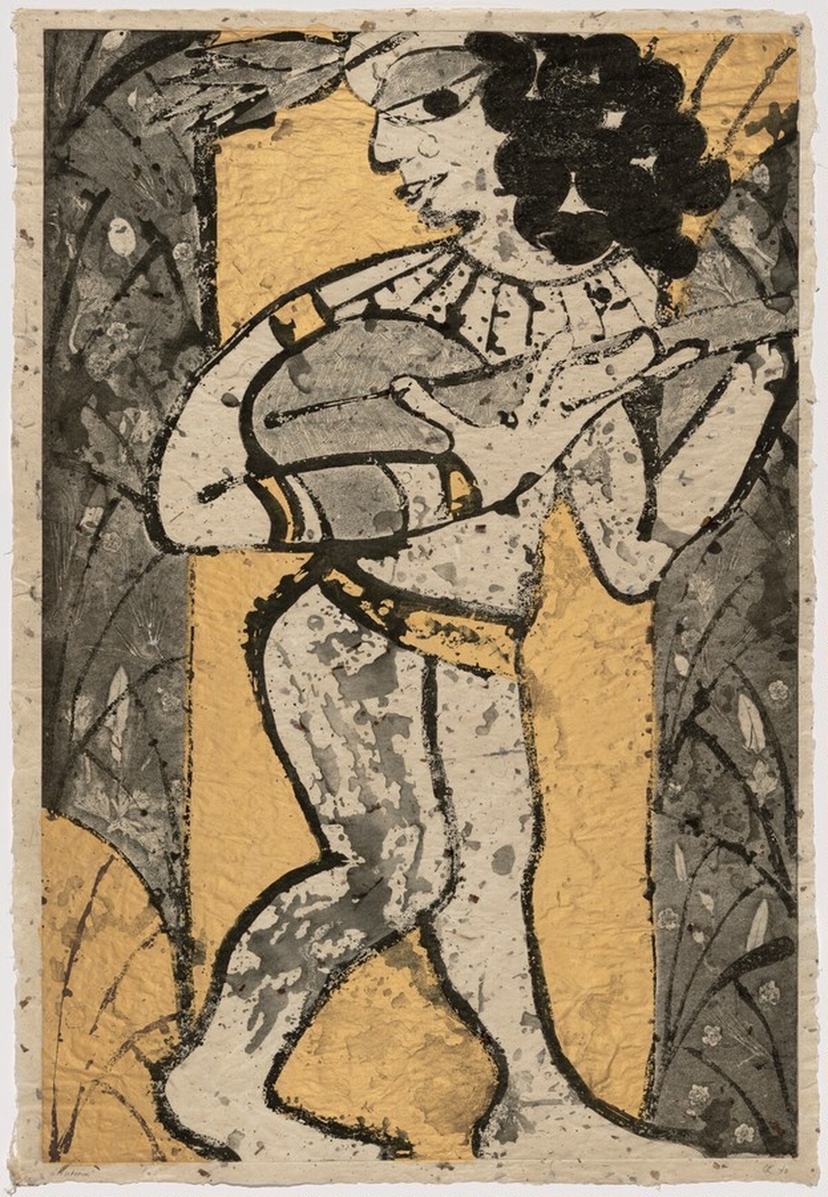Nubiana [left panel] by Robert Kushner