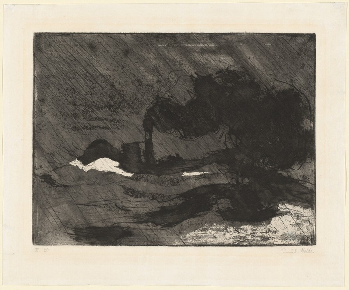 Steamer by Emil Nolde