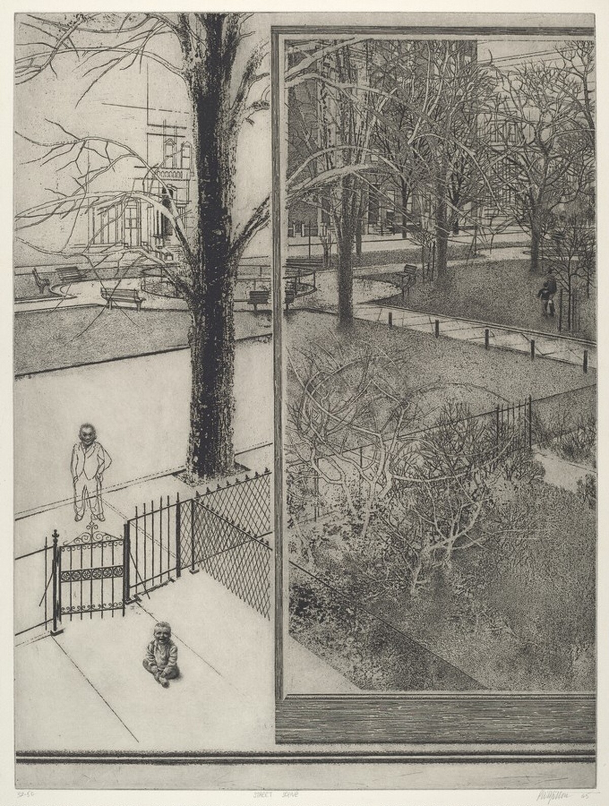 Street Scene by Peter Milton