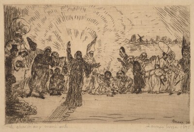 Christ and the Beggars (Le Christ aux mendiants)