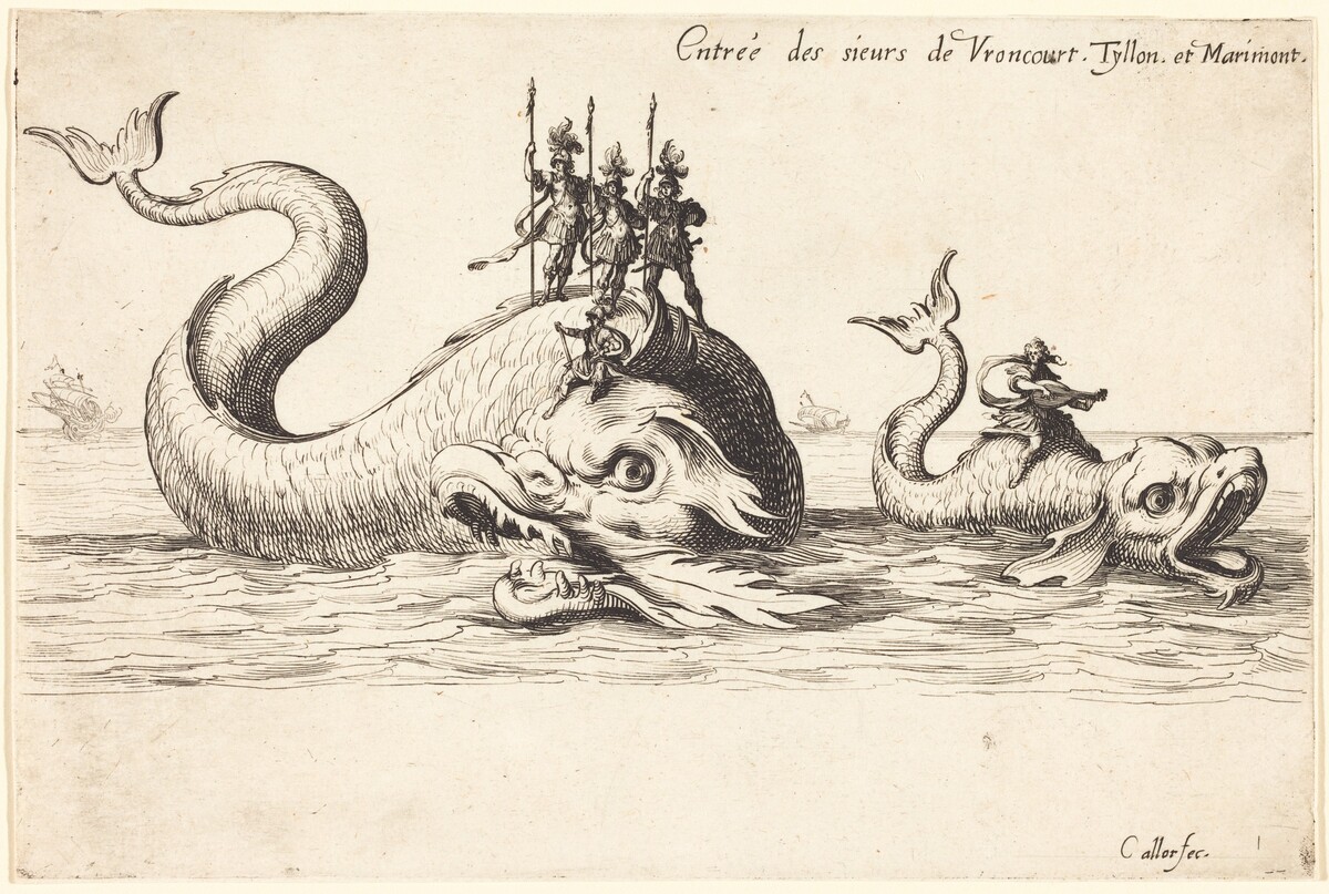 Entry of Mm. de Vroncourt, Tyllon, and Marimont by Jacques Callot