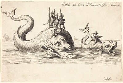 Entry of Mm. de Vroncourt, Tyllon, and Marimont