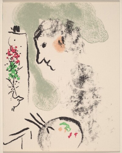 Greeting Card (Artist with a Palette and Easel)