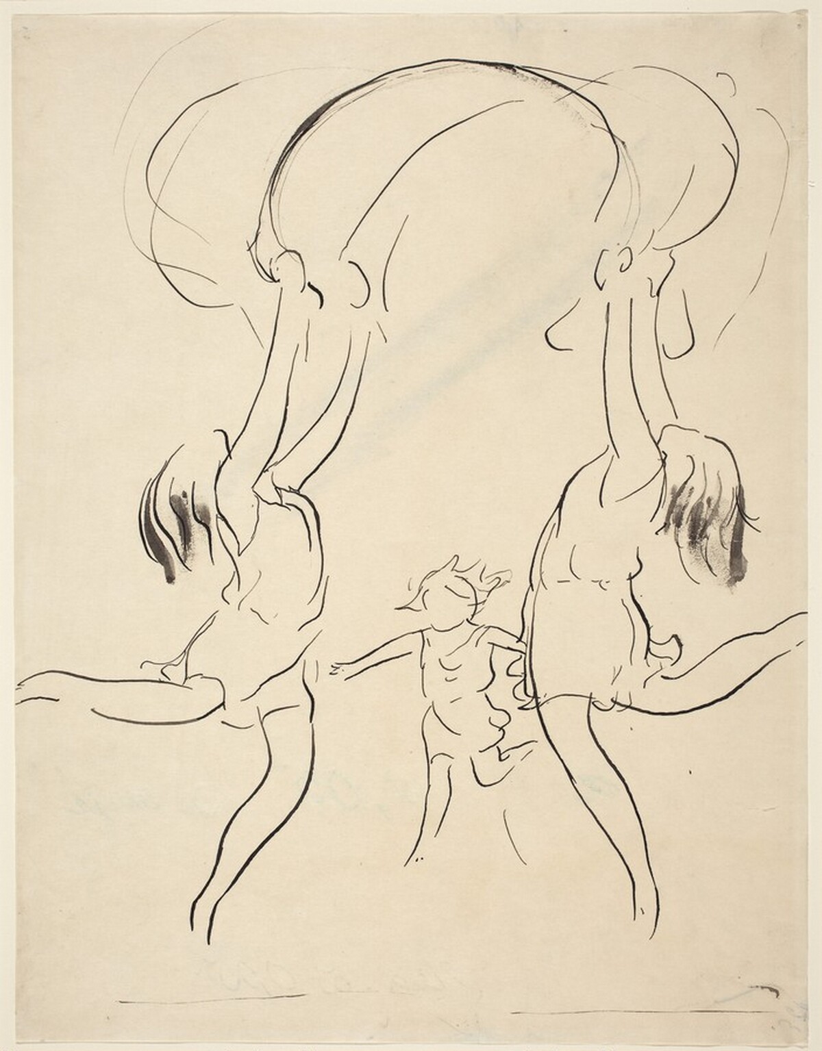 Three Female Dancers by André Dunoyer de Segonzac