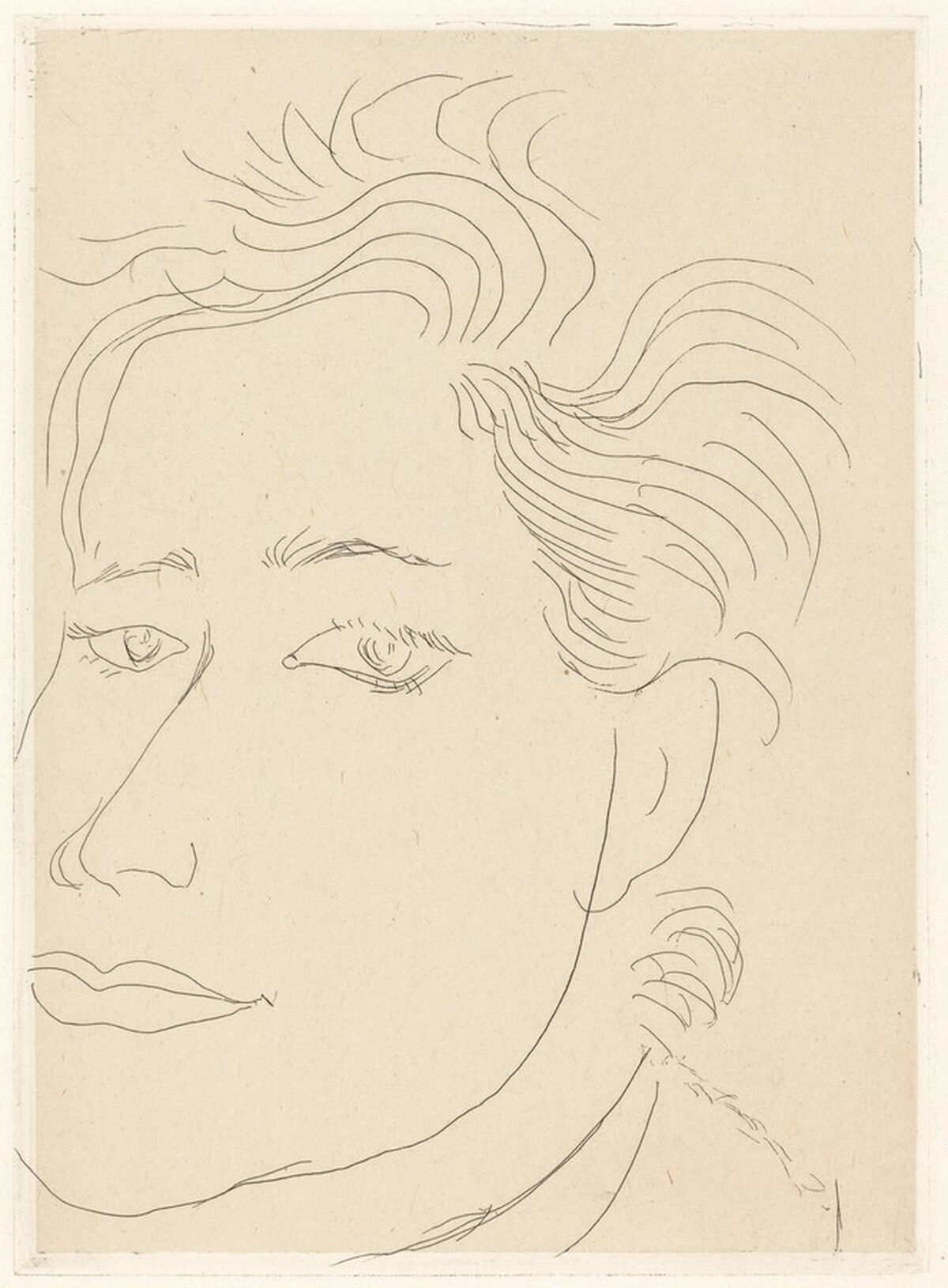Outamaro (Portrait of Margot Matisse?) by Henri Matisse