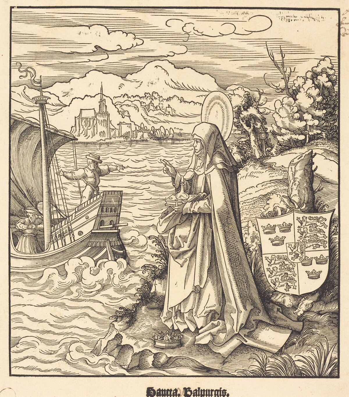 Saint Walpurgis by Leonhard Beck