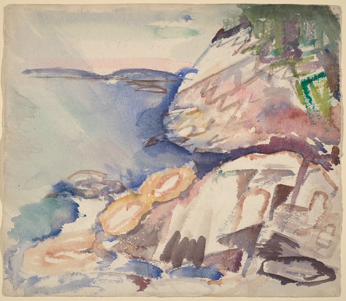 Carrying Place Head (Casco Bay), Maine by John Marin