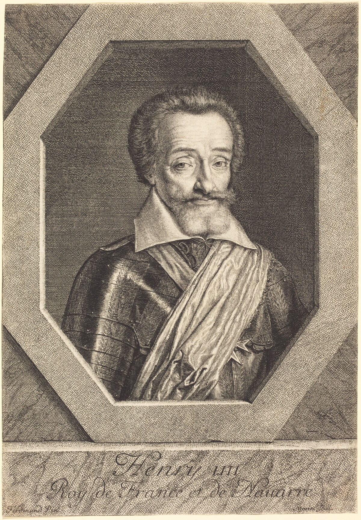 Henry IV by Jean Morin after Louis Elle I