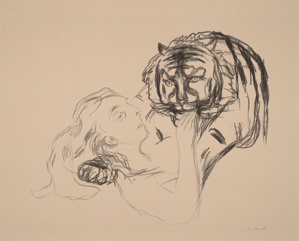 Tiger by Edvard Munch