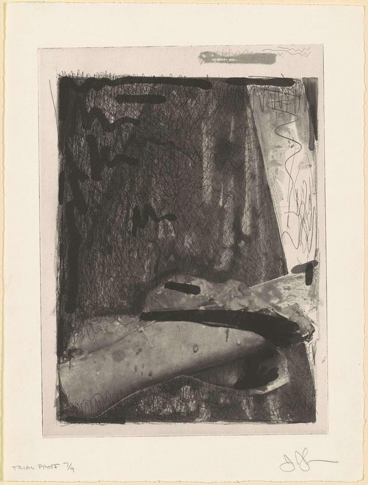 Feet (b) [trial proof 7] by Jasper Johns