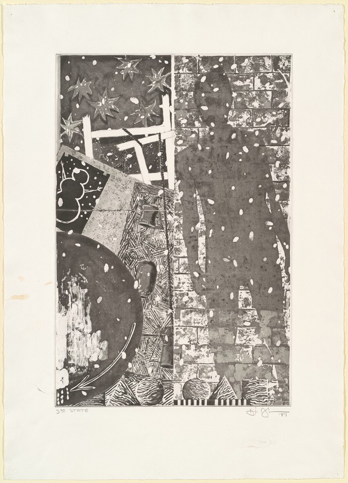 The Seasons (Winter) [state proof of 3rd state] by Jasper Johns