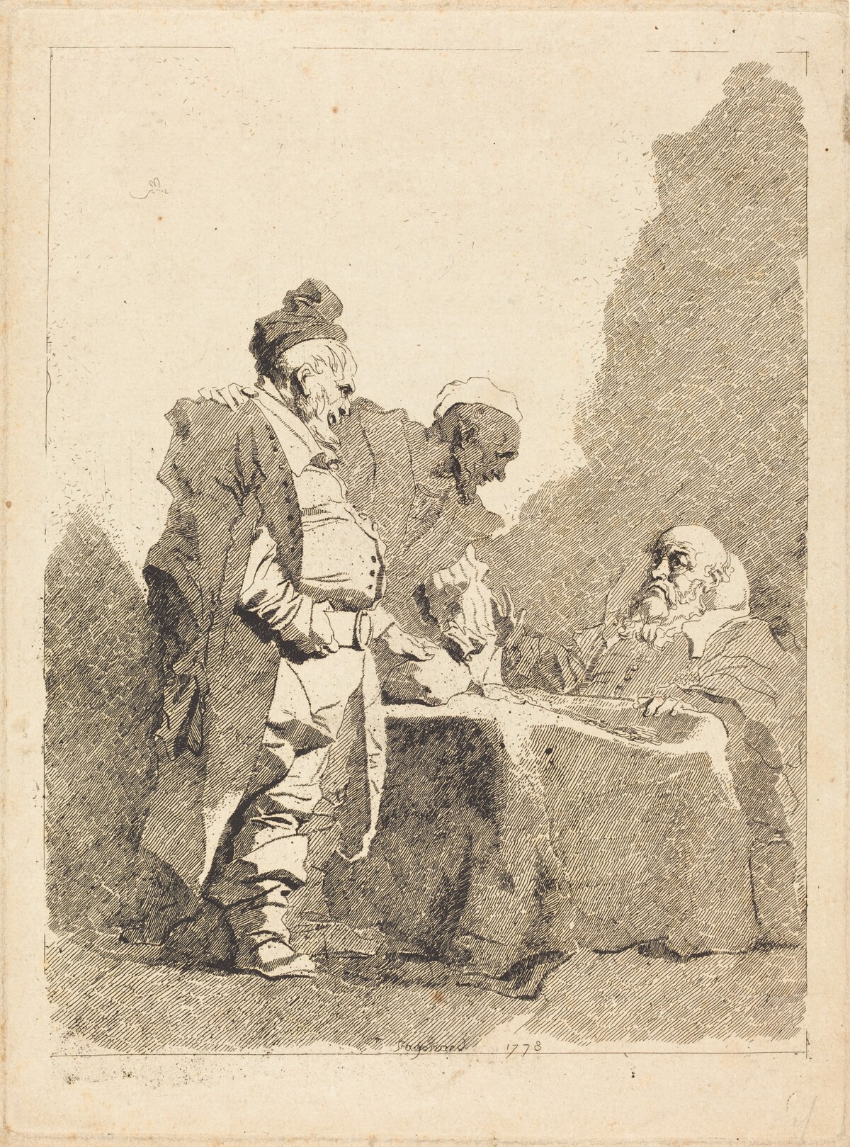 The Tax Collectors (Les traitants) by Jean-Honoré Fragonard