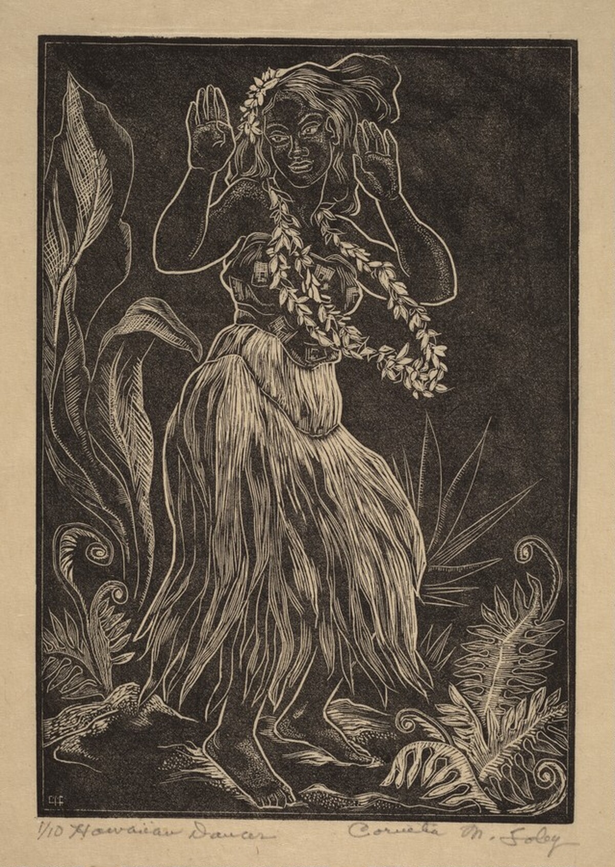 Hawai'ian Dancer by Cornelia MacIntyre Foley