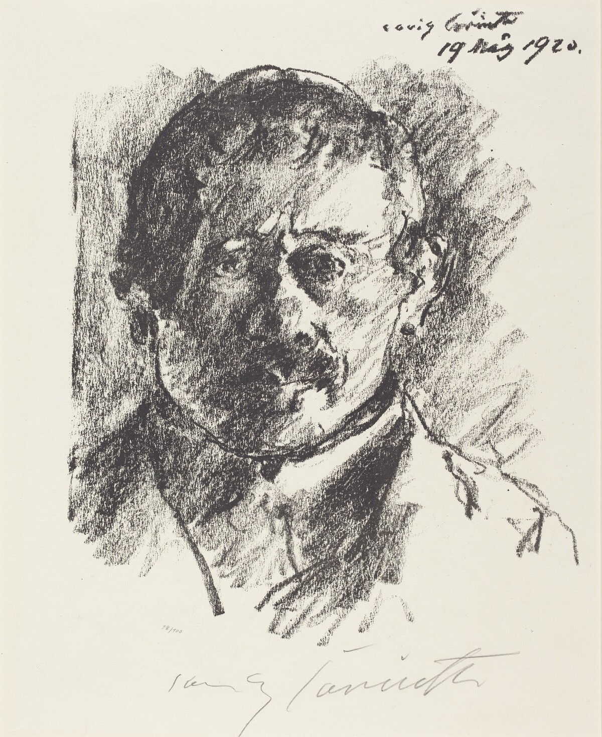Selbstbildnis (Self-Portrait) by Lovis Corinth