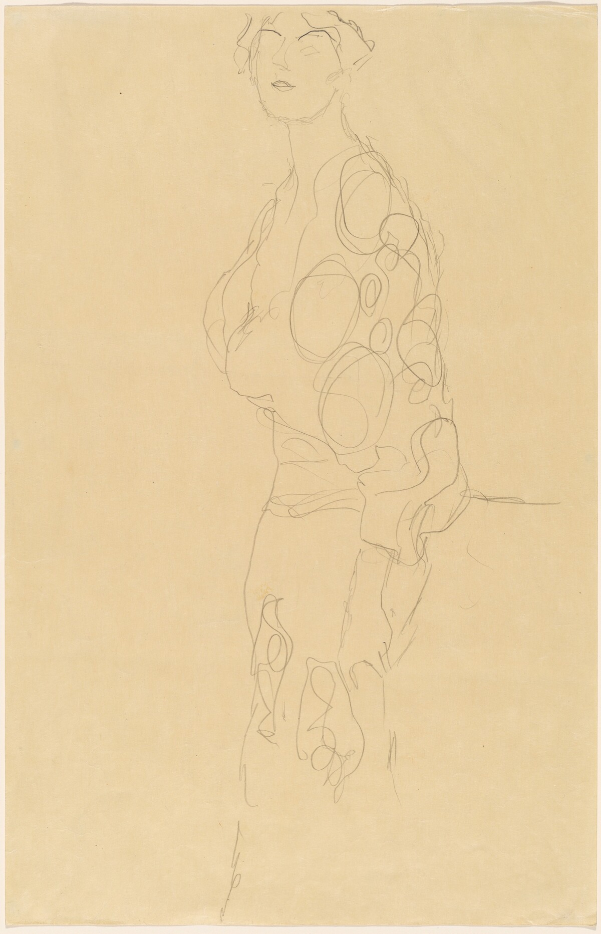 Standing Woman by Gustav Klimt