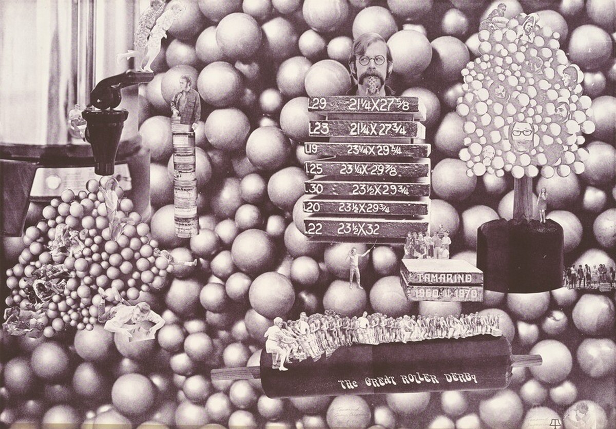 The Great Roller Derby by June Wayne