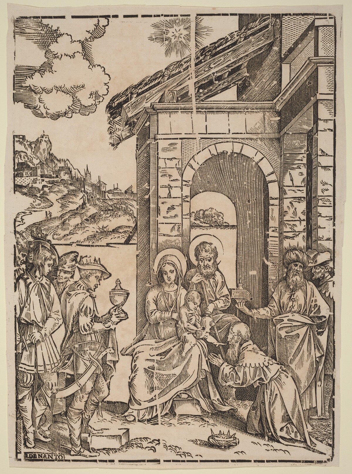 The Adoration of the Magi by Francesco Denanto