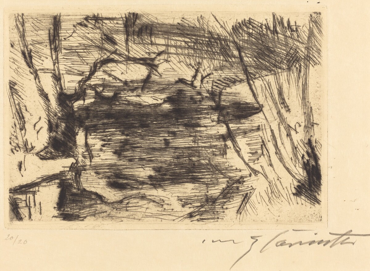 Der Neue See (The New Lake) by Lovis Corinth