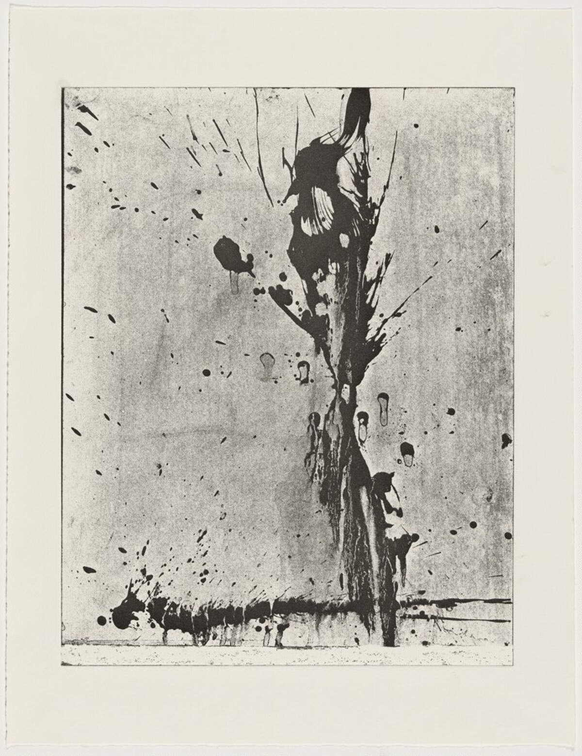 Untitled (B) [working proof 2] by Pat Steir