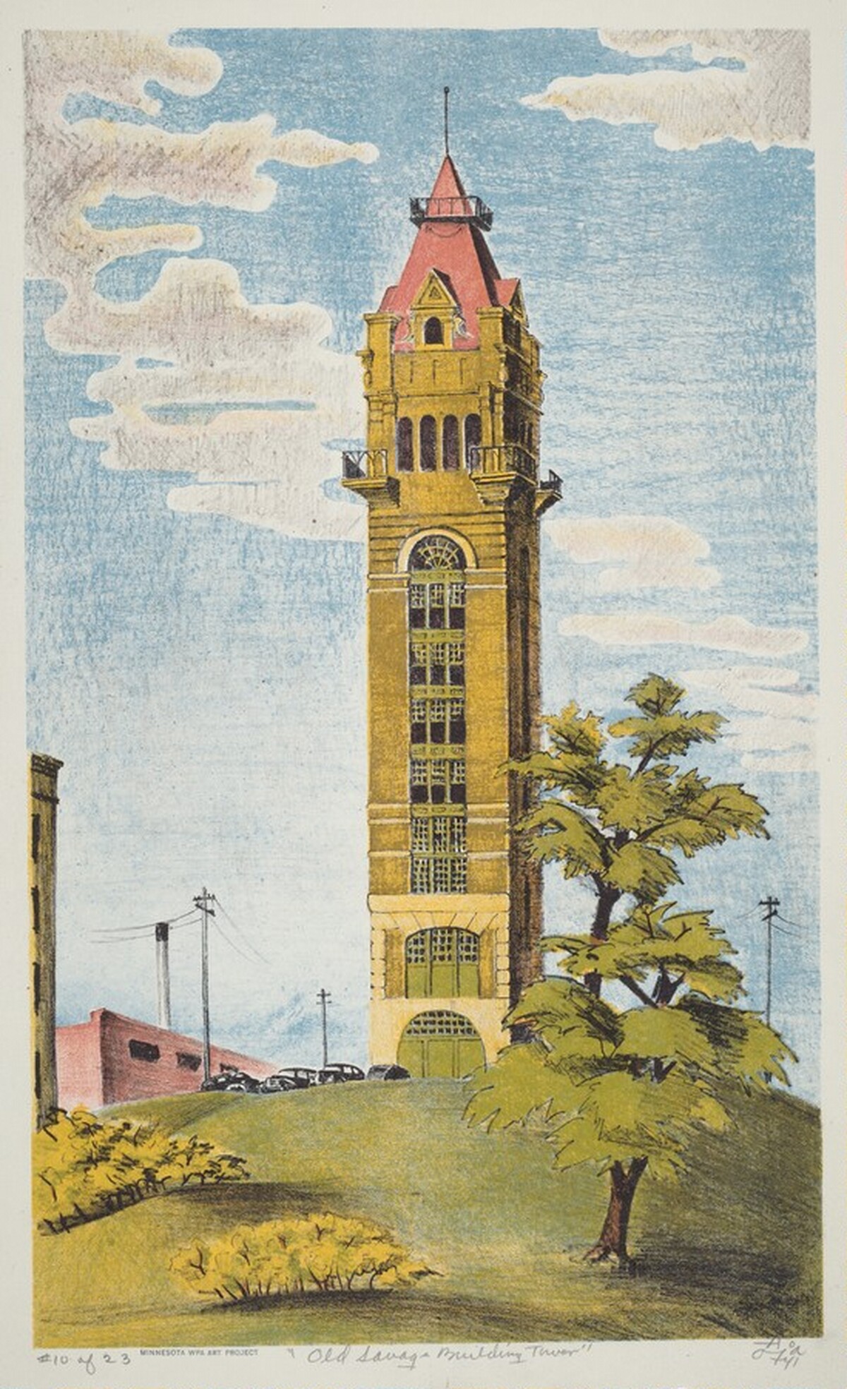 Old Savage Building Tower by Alexander Oja