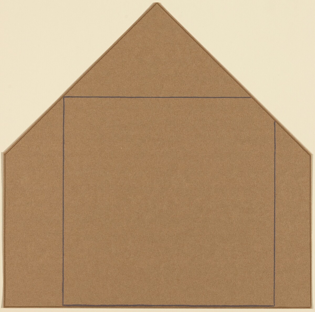 A Square in and out of a Polygon by Robert Mangold