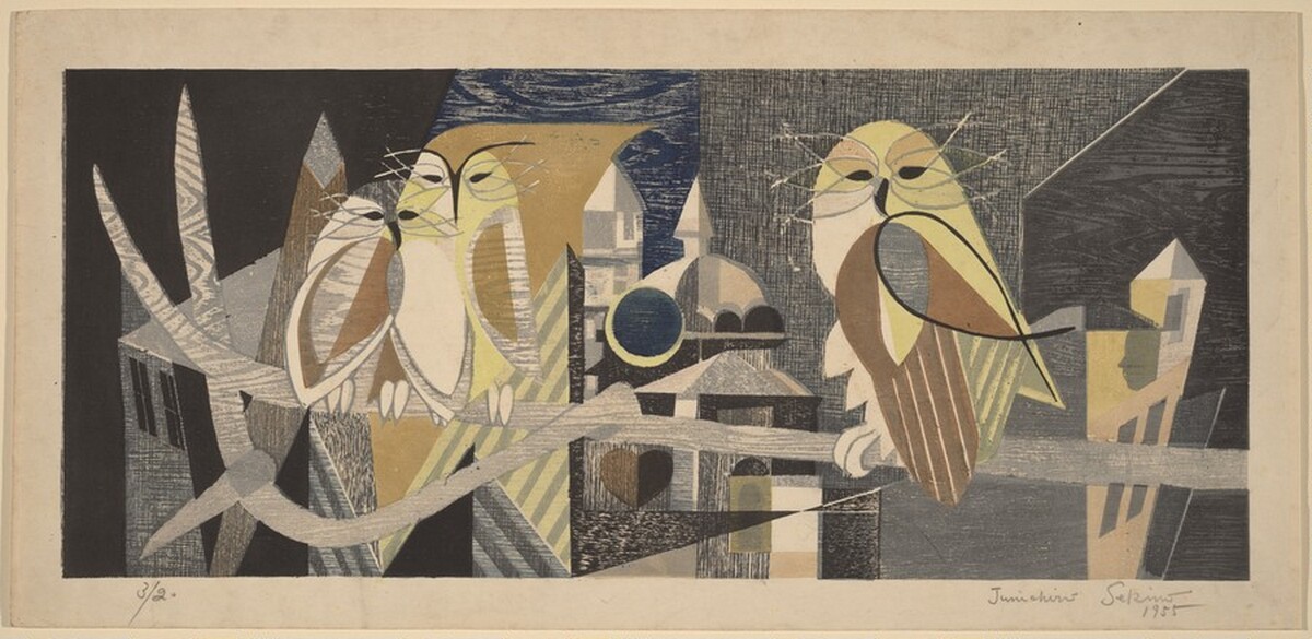 Owls by Jun'ichiro Sekino