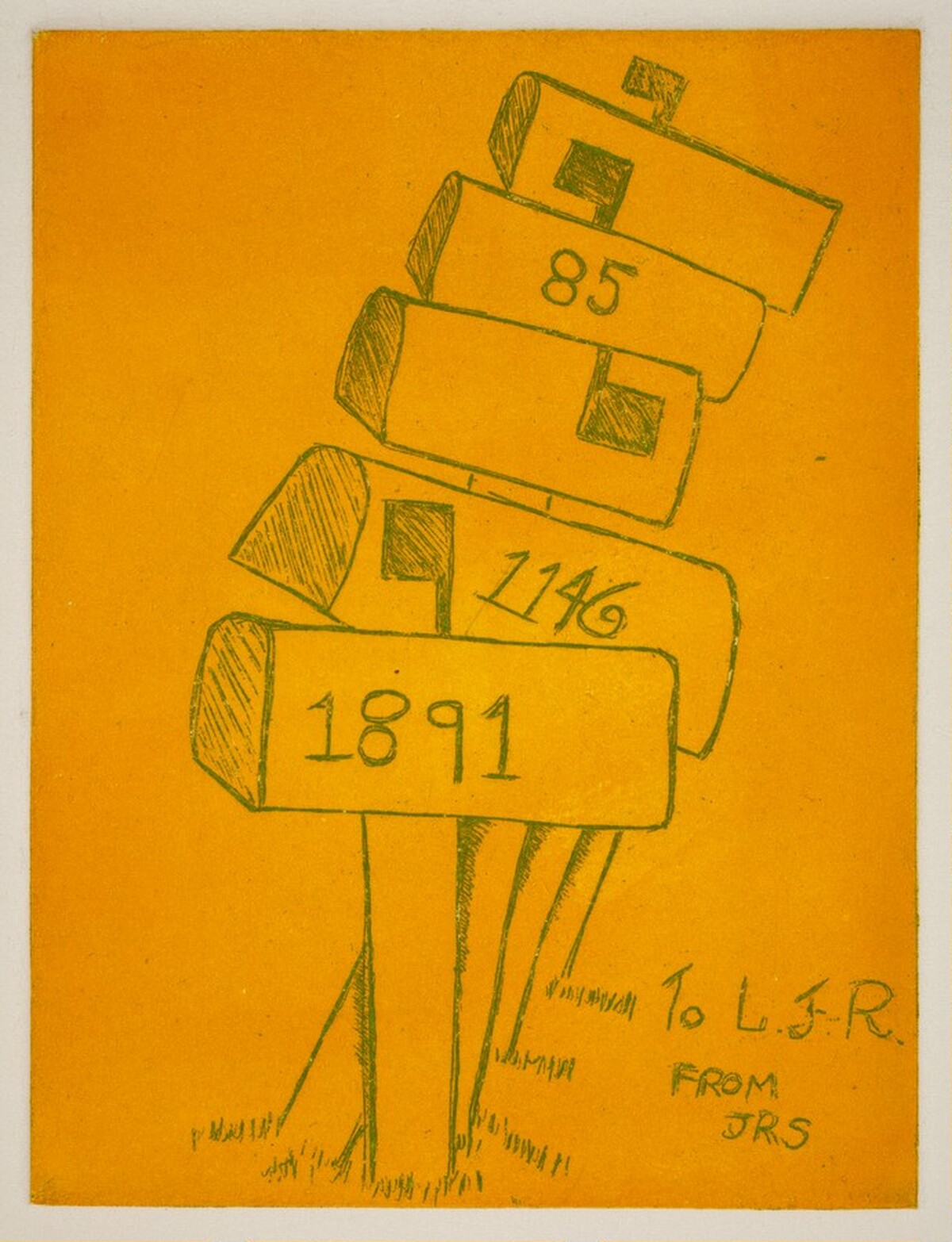 Mail Boxes by Joan Rosenwald Scott