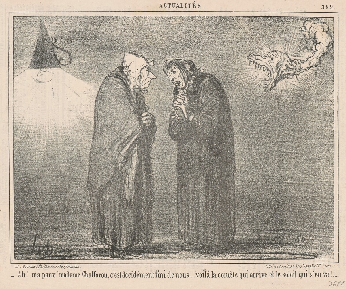 Ah! Pauv' Madame Chaffarou ... by Honoré Daumier