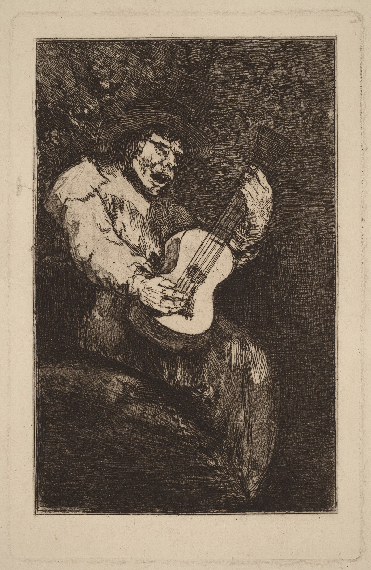 The Blind Singer by Francisco Goya