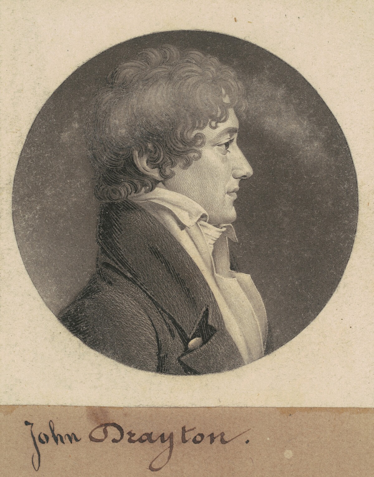 William Drayton by Charles B. J. Févret de Saint-Mémin