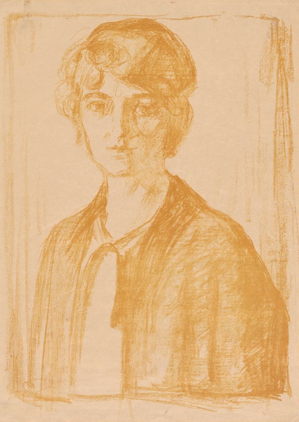 Portrait of Hjørdis Gierløff by Edvard Munch