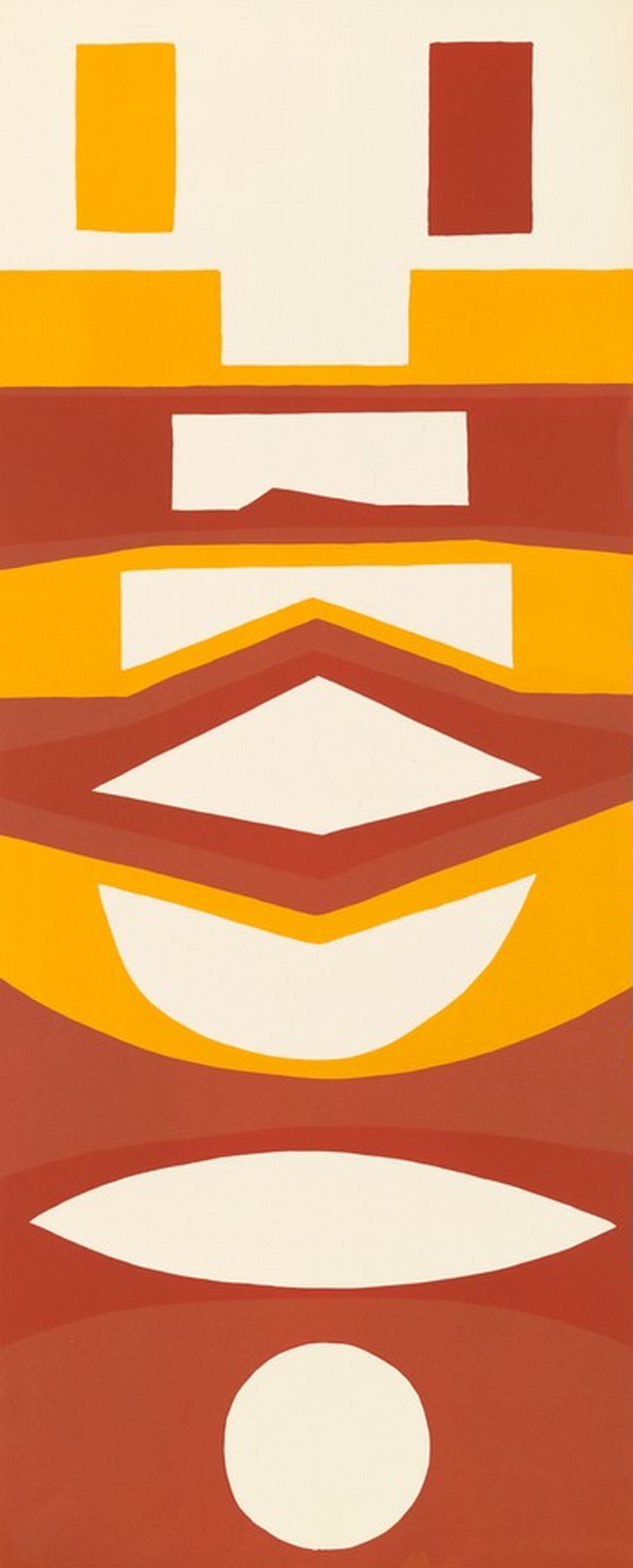 Red, White and Yellow by George Sugarman