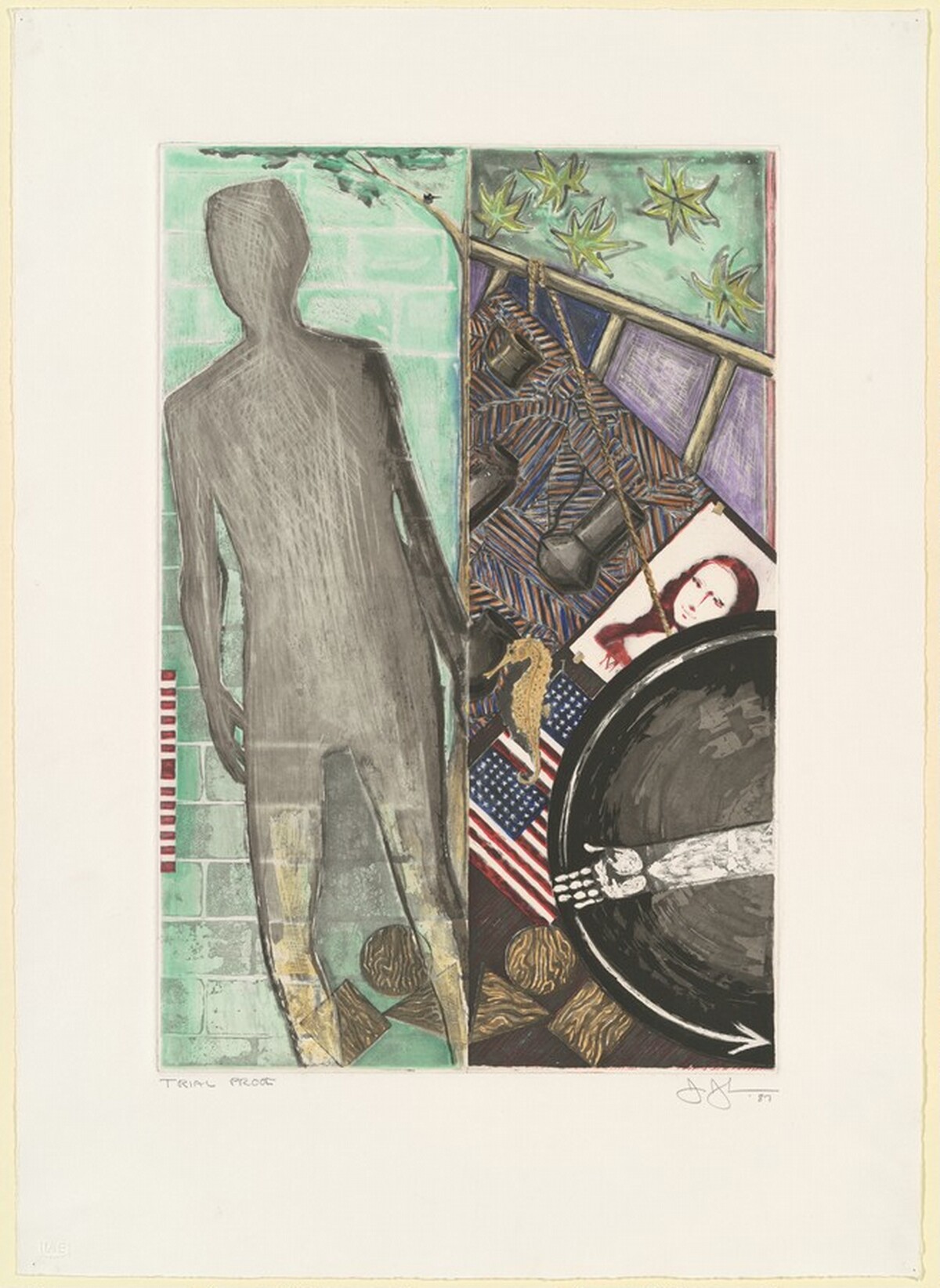 The Seasons (Summer) [trial proof] by Jasper Johns
