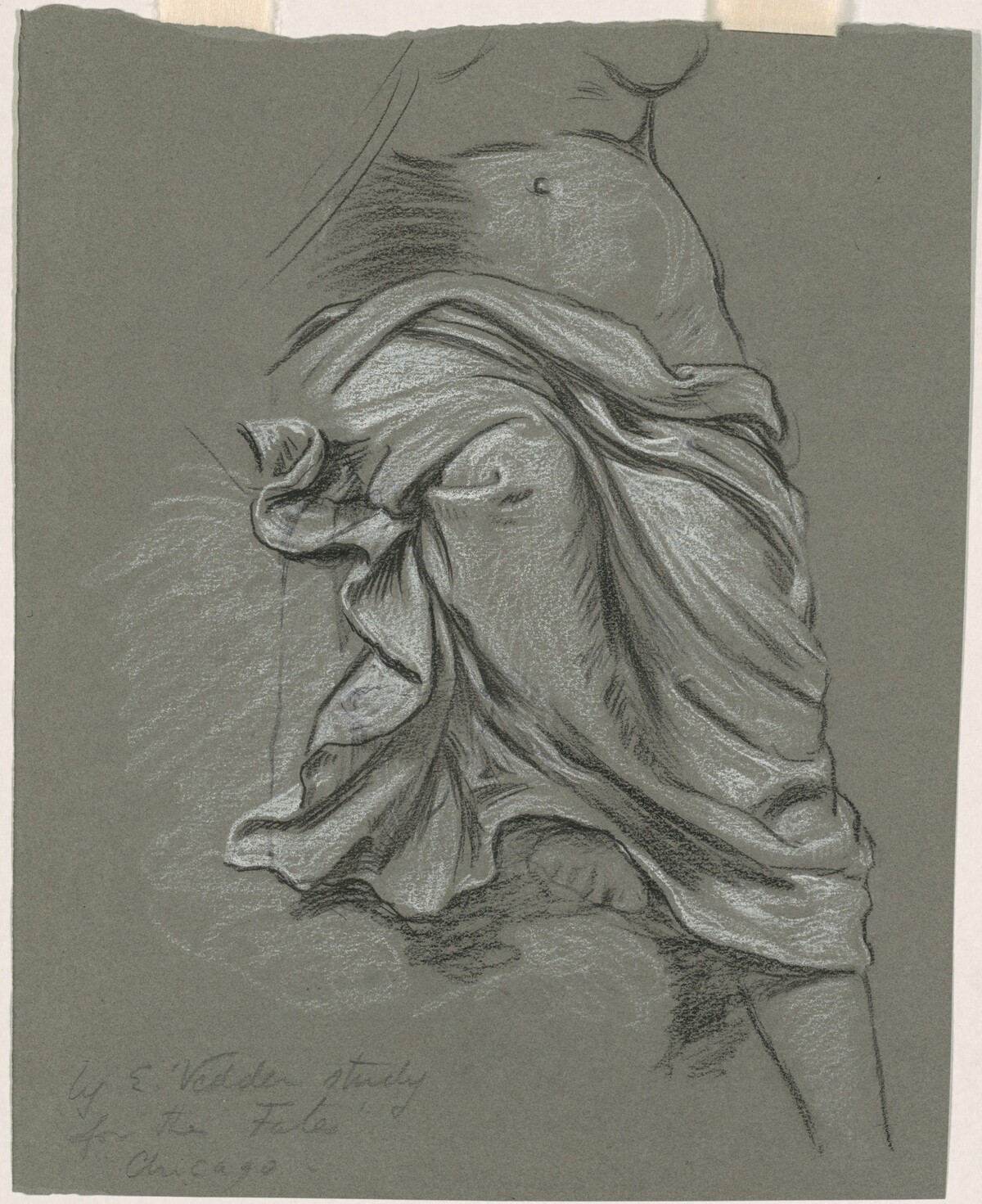 Study for "The Fates Gathering in the Stars" by Elihu Vedder